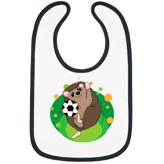 Sport Soccer Ball Sports Hedgehog Soccer Player Forest Animal Bibs