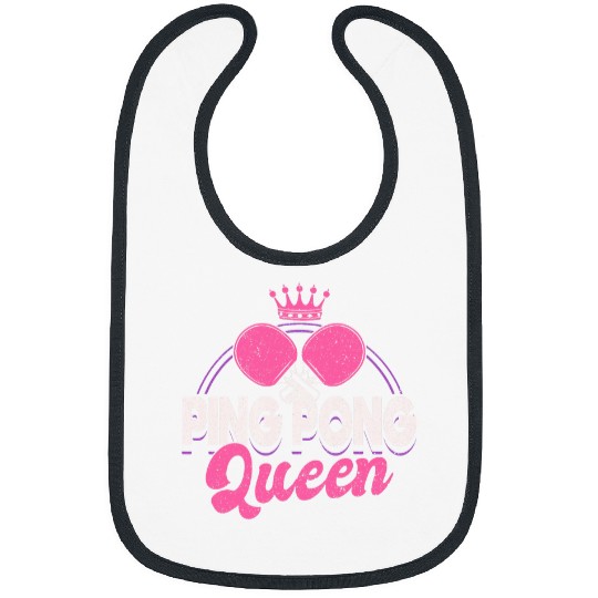 Sport Ping Pong Tournament Ping Pong Queen Bibs