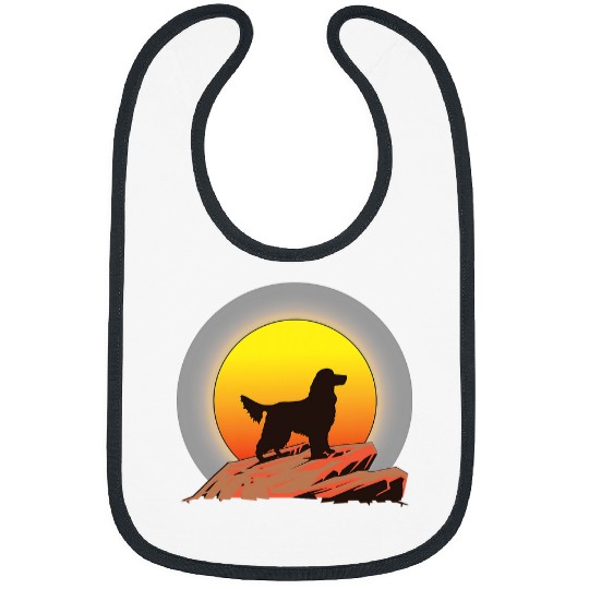 Gordon Setter Pet Sunrise Bibs