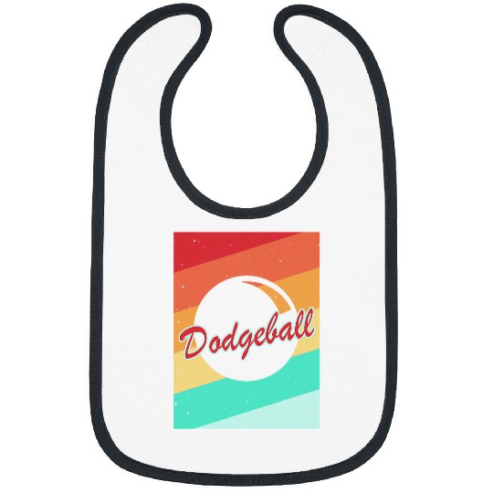Sport Dodgeball Game Quote Duck Catcher Team School Sport 2 Bibs