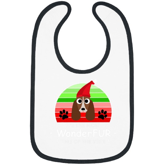 Basset Hound Pet funny christmas gifts for dog lover Bibs