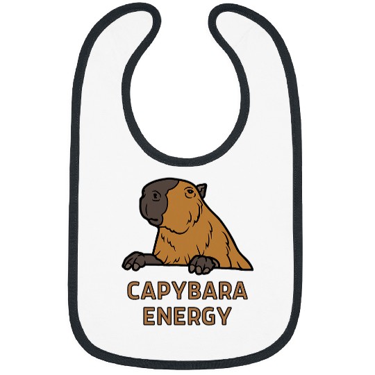 capybaras Mammal Energy Vibes Oversized Capy Graphic Tee for Him Her Bibs