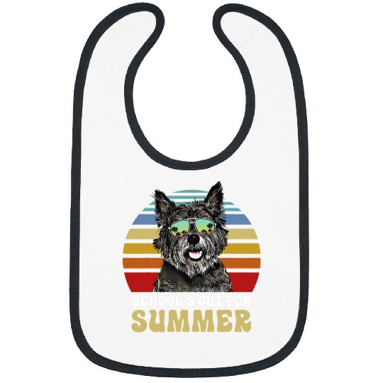 Cairn Terrier Pet Schools Out for Summer Cairn Terrier Dog Teacher Bibs