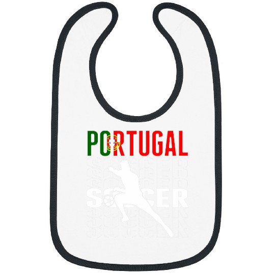 Sport Soccer Portugal Soccer Fans Jersey Portuguese Flag Football Lovers Bibs