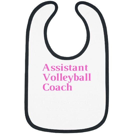 Sport Volleyball Funny Appreciation high school assistant volleyball coach Bibs