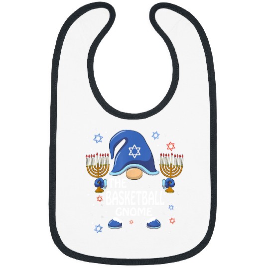 Funny Basketball Coachs Funny The Basketball Gnome Hanukkah Matching Family Pajama 208 Bibs