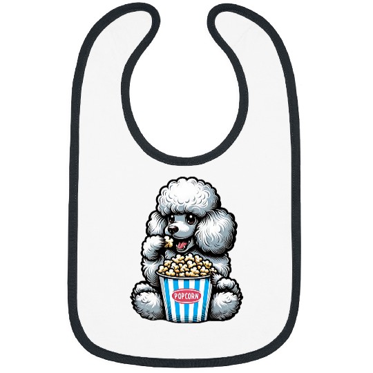 Poodle Dog Popcorn carnivals Costume Cinema Bibs