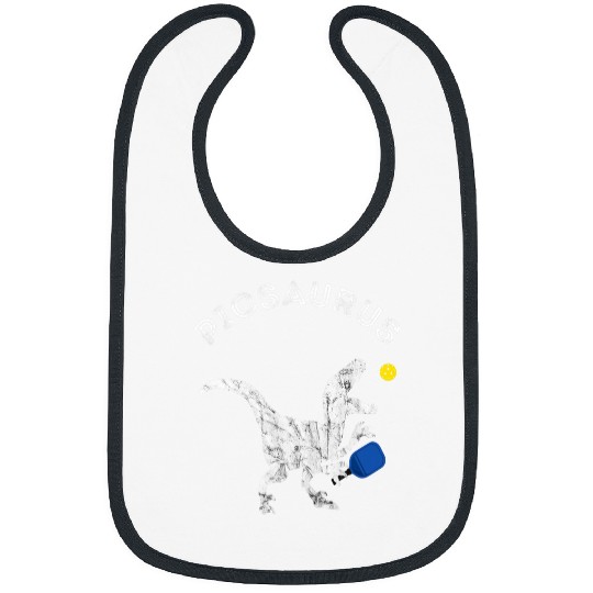 Sport Pickleball Dinosaurs Racket Player Dino Pickle Ball TRex Bibs