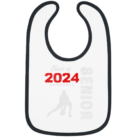 Sport Baseball Player Senior Class of 2024 Graduation 2024 Bibs