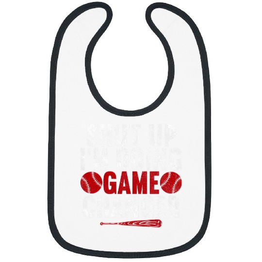 Sport Baseball Shut Up Im Doing Game Changer Baseball Player Men Bibs