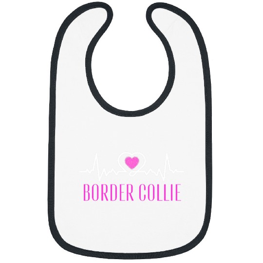 Border Collie Pet Mom Fun Cute and Intelligent Dog Companion Bibs