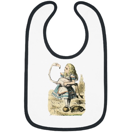 Sport Croquet vintages Alice in Wonderland Flamingo Croquet Illus. Bibs