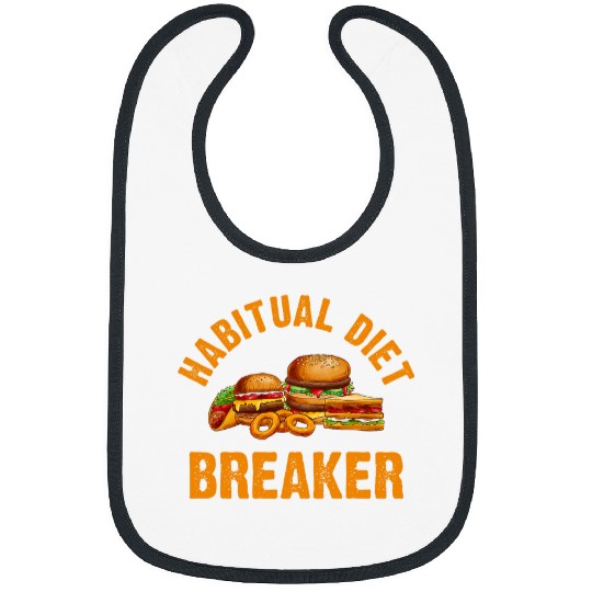 Food Blogger Foodie Cuisine Habitual Breaker Food Vlogger Bibs