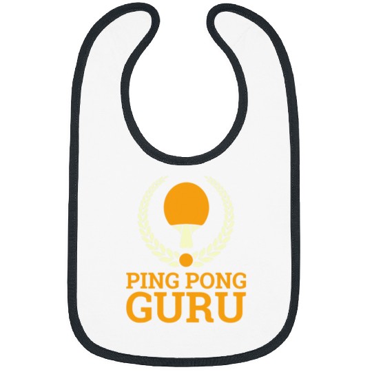 Sport Ping Pong Player Ping Pong Saying Guru 8 Bibs