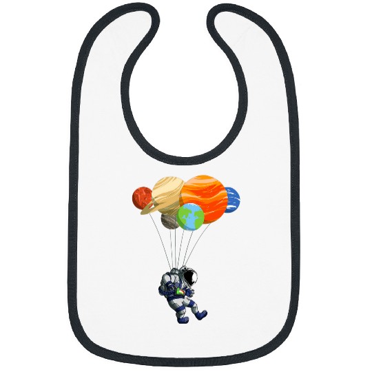 Astronaut Planet Solar System Boys Girls Funny Space Suit 6 Bibs