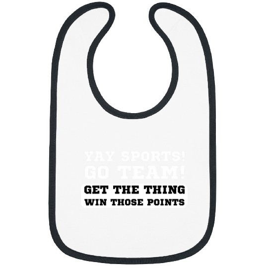 Sport Basketball Yay Sports Go Team Football Soccer Baseball Bibs