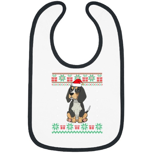 Coonhound Pet Ugly Sweater Christmas Gifts Puppy Bibs