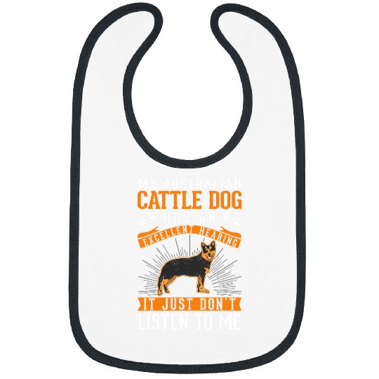 Australian Cattle Pet Dog Excellent Hearing Blue Heeler 220 Bibs