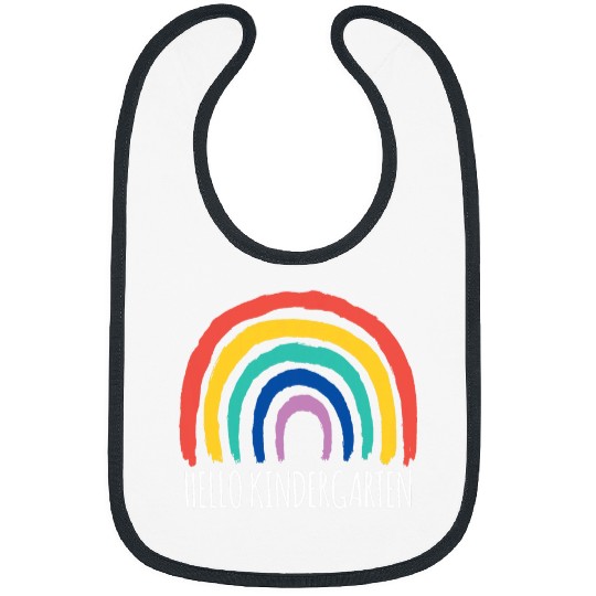 HELLO KINDERGARTEN Goodbye Preschool Teacher Student Kids Bibs