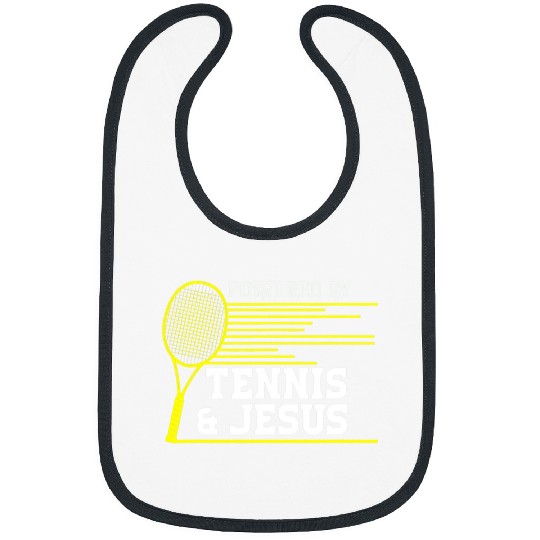 Sport Tennis Christian Powered by Tennis Jesus Gift Bibs