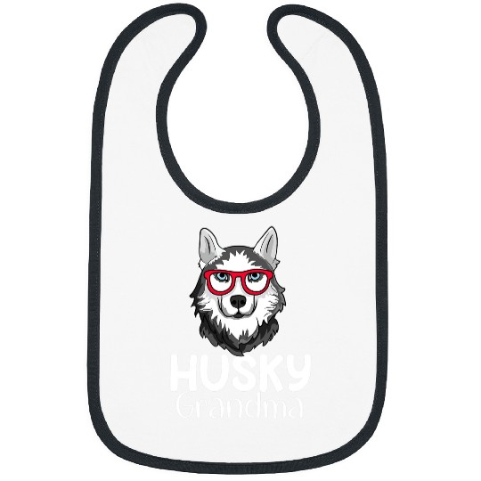 Husky pet Grandma Pawma Dog Grandparents Grandma 183 Bibs
