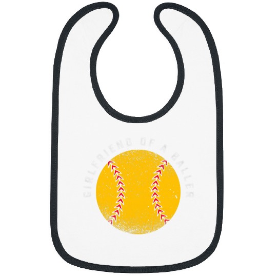 Sport Softball Funny Girlfriend Softball Player Team Lesbian Couple Partner Bibs