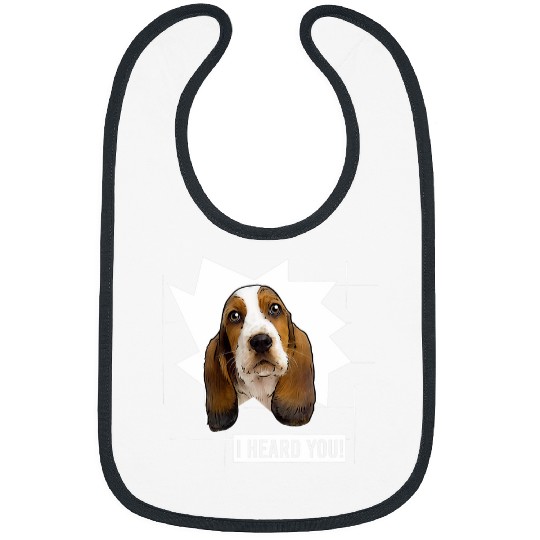 Basset Hound Pet Funny Basset Hound Dog Owner Bibs