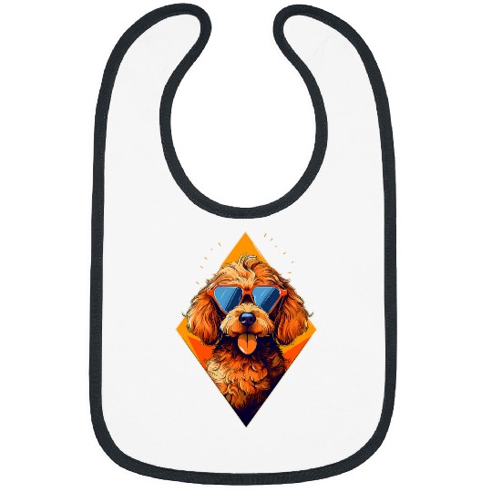 Cavapoo Pet Sunglasses Dog Cute Funny Tan Cavoodle Pet Mom Dad Bibs