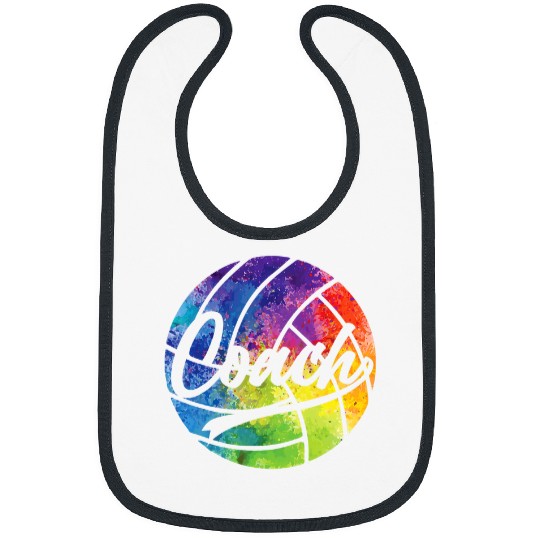 Sport Volleyball Cute Funny Volleyball Coach Bibs