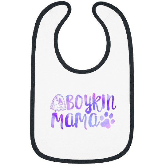 Boykin Spaniel Pet Boykin Mama Boykin Spaniel Hunting Dog Mom Women Mothers Day Bibs