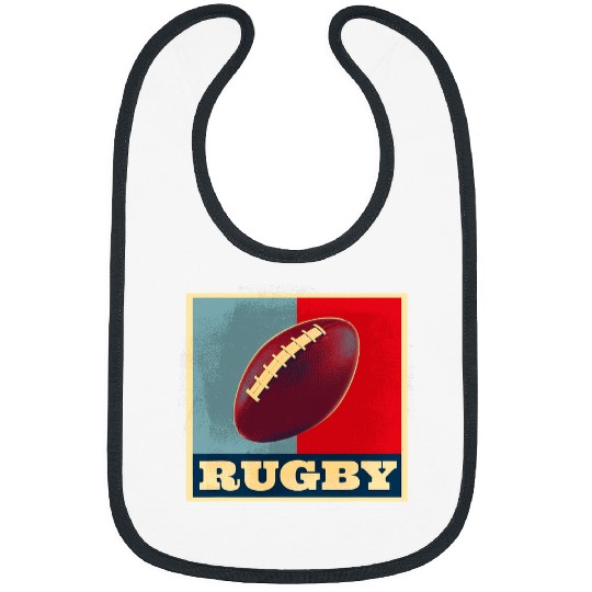 Sport Rugby Ball Funny Clothes Mens Rugby Club Funny Goods Adults Kids Gift Bibs
