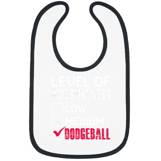 Sport Dodgeball Ball Dodgeball Player Level of Awesomeness Sports Bibs