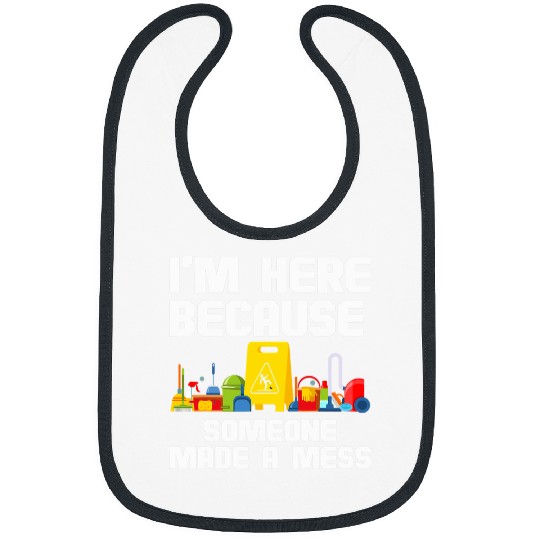 Funny Janitor Housekeeping Cleaners 23 Bibs