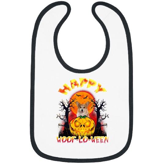 Corgi Pet Halloween Costume Men Women Corgi Funny Dog Fun Halloween 2 Bibs