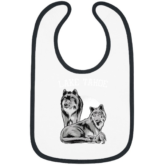Coyote Mammal Family Full Moon Natural Lake Tahoe Bibs