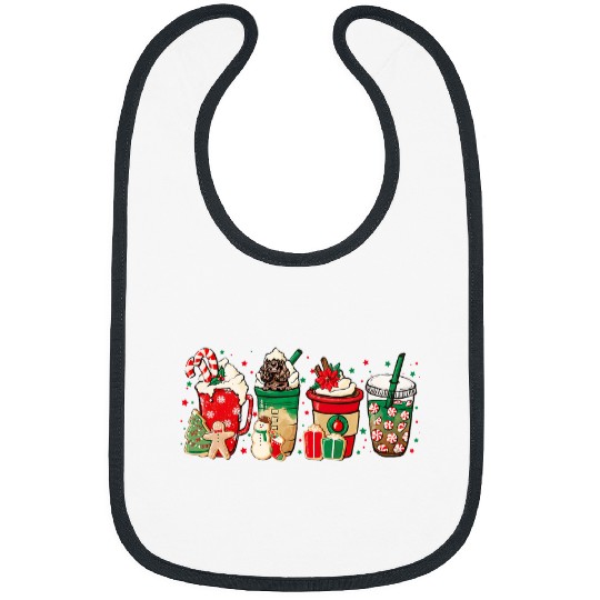 Cocker Spaniel Pet Lover Hot Cocoa Chocolate Coffee Christmas Bibs