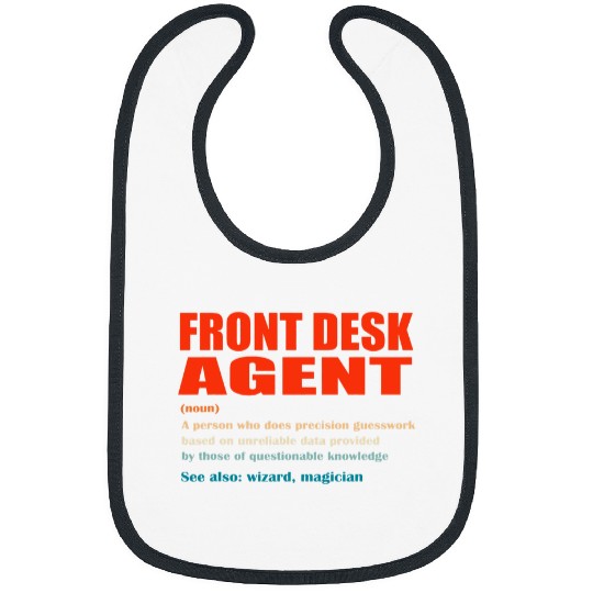 Front Desk Agent vintages Definition Wizard Magician Bibs