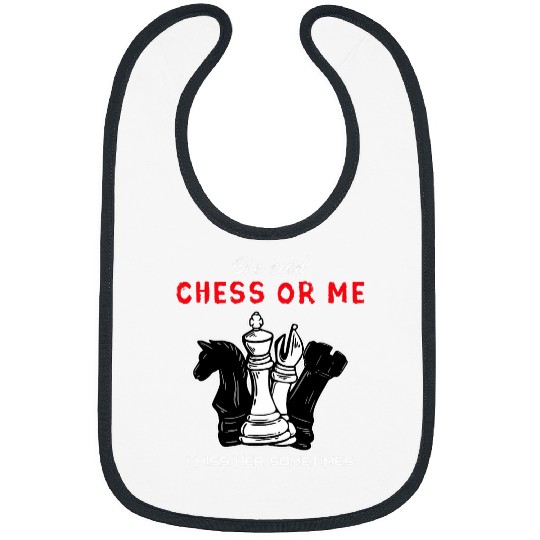 Mens She Said Chess Or Me Funny Chess Coachs Rook Chess Club Bibs