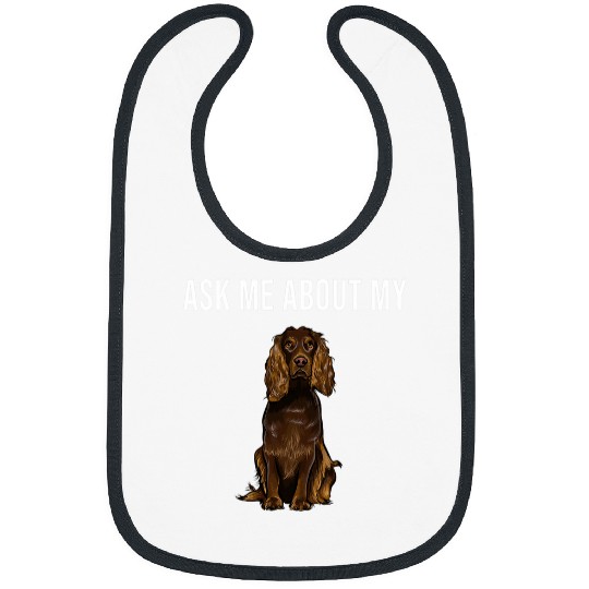 Boykin Spaniel Pet Funny Ask Me About My Boykin Spaniel Bibs