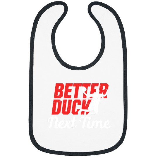 Sport Dodgeball Better Duck Next Time Dodgeball Player Men Bibs