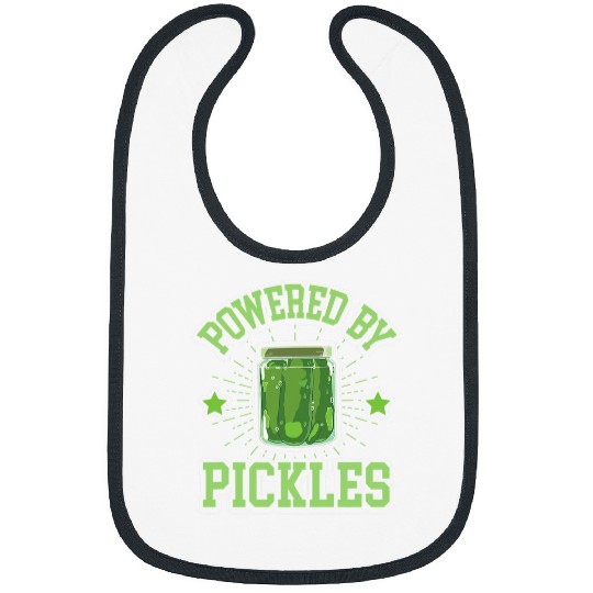 Sport Pickleball Funny 2Cute Powered By Pickles gift Pickleball Bibs