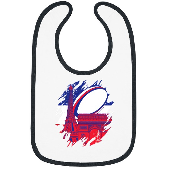 Sport Rugby France Rugby Jersey Rugby XV France la tour eiffel Bibs