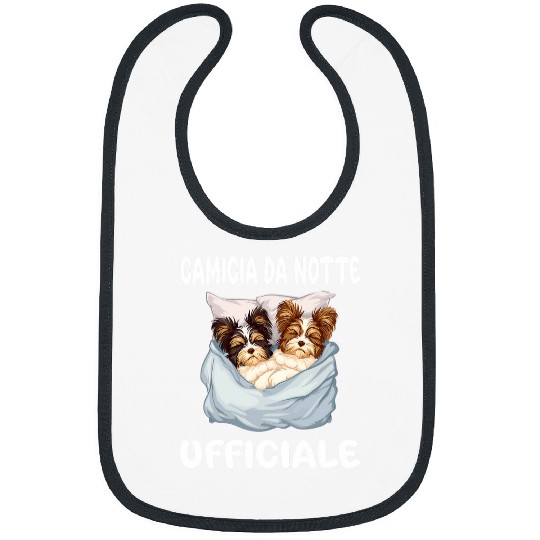 Biewer Terrier Pet Official Sleep Pajamas Nightgown 3 Bibs