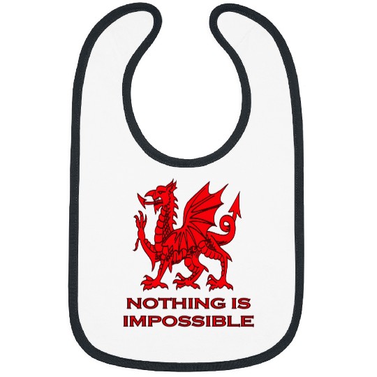 Sport Rugby Dragon Nothing Is Impossible Welsh Rugby Union Dragon Bibs