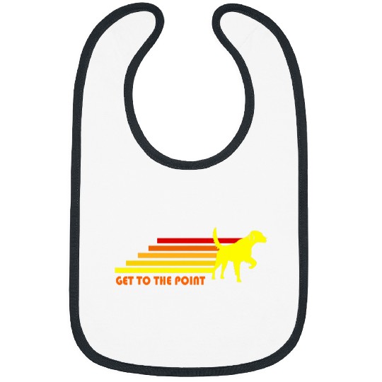 English Setter Pet Get to the Point Nickerstickers Bibs