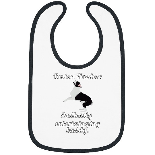 Boston Terrier Pet Endlessly Entertaining Bibs