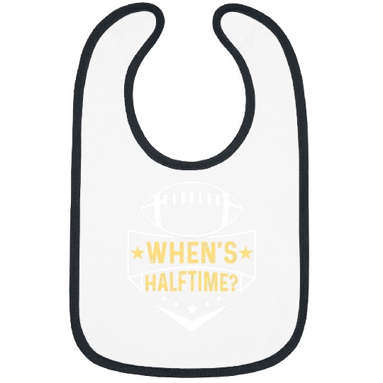 Sport American Football Whens Halftime Funny Halftime Show football Bibs