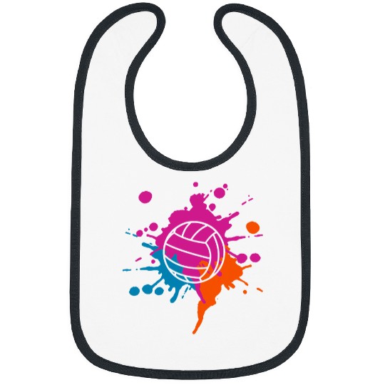 Sport Dodgeball Colorful Splash Design Bibs