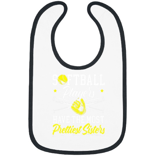 Sport Softball Sister Love Softball Game Sport 1 Bibs