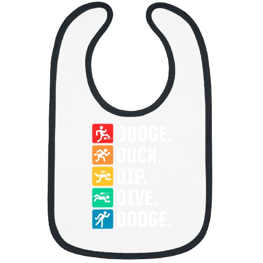 Sport Dodgeball Duck Dip Dive dodges 0 Bibs